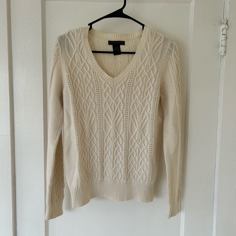 Cream sweater